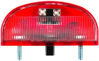 ОНЗ 00-05 Фонарь освещения номерного знака светодиодный 12|24V (красный) Сакура Сакура, фото 1